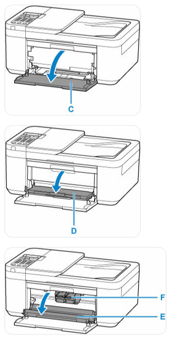 Steps for Cleaning the Print Head (Standard Cleaning):