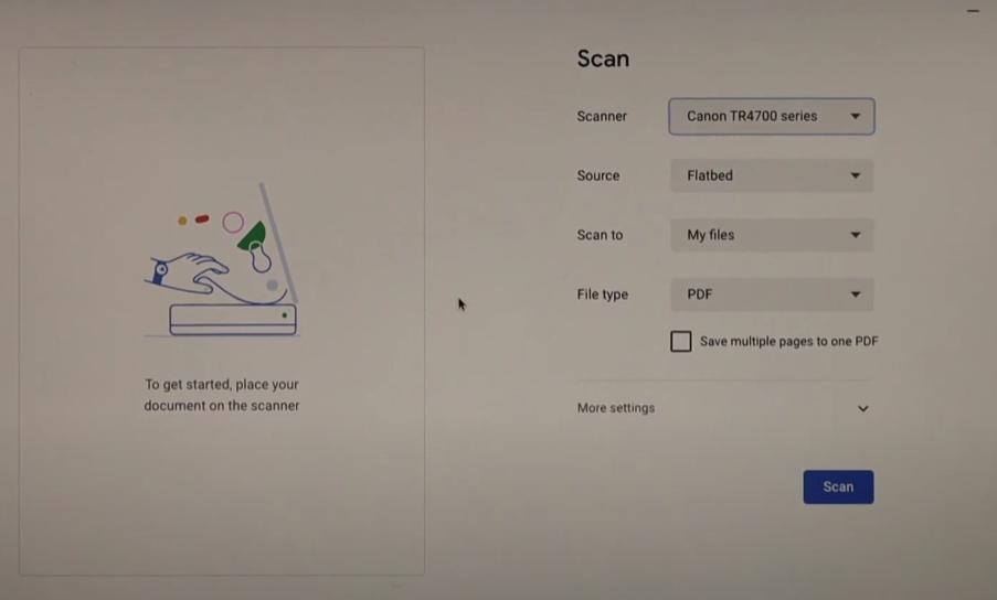 is canon pixma tr4720 compatible with chromebook


