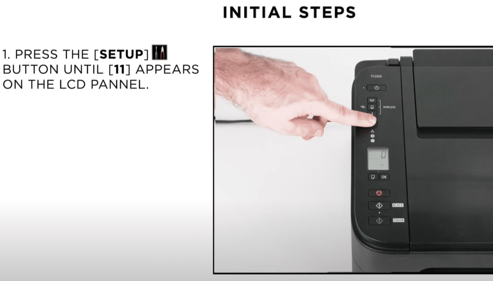 Connecting Your Canon Pixma TS3350 via Wireless Setup Assistant