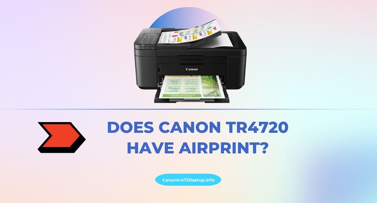 does canon tr4720 have airprint