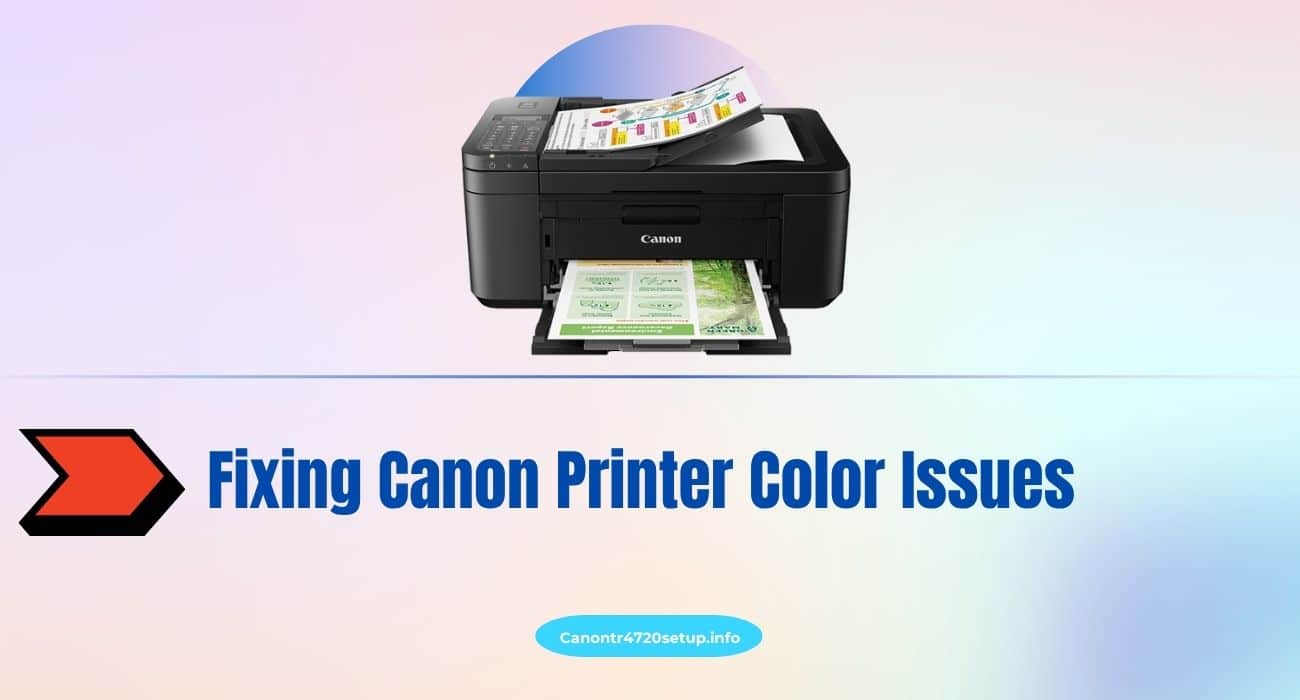 Fixing Canon Printer Color Issues