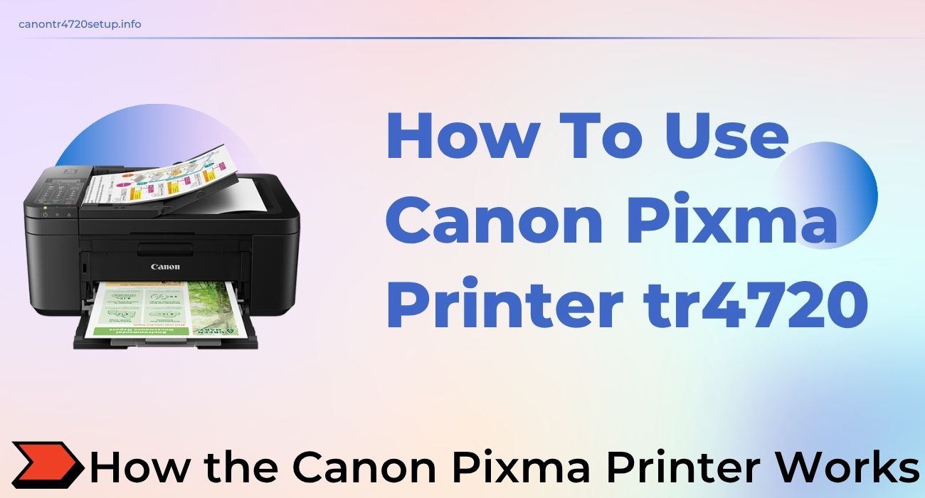 How To Use Canon Pixma Printer
