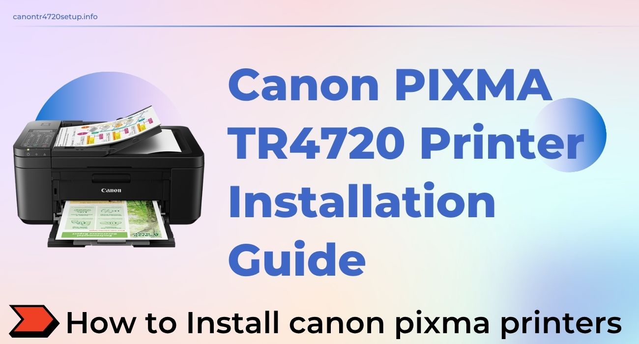 how to install canon pixma printer