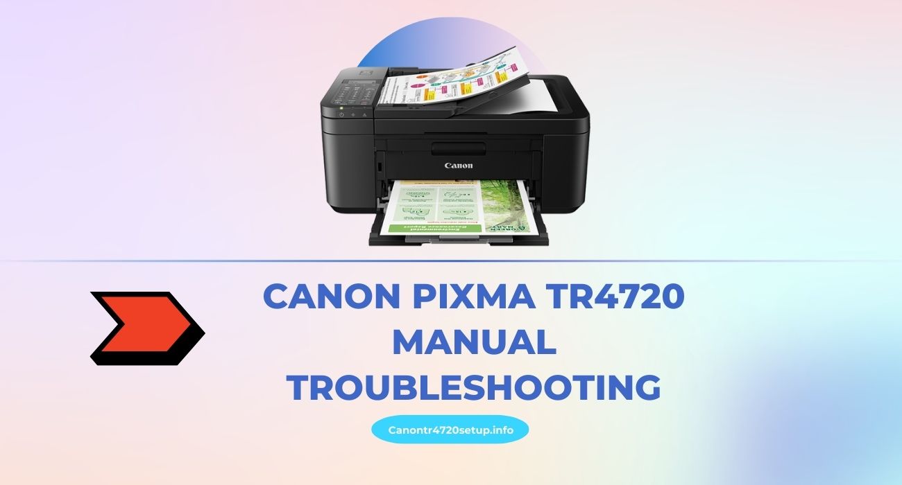 Canon pixma tr4720 manual troubleshooting
