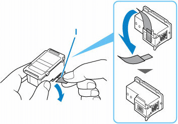 Canon PIXMA TR4720 Ink Cartridge installation